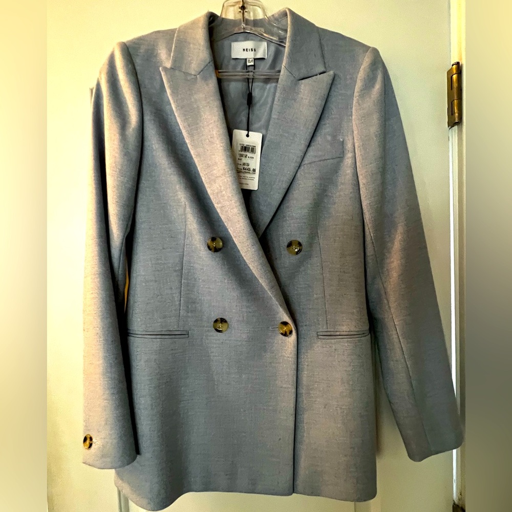 Reiss NWT double breasted blazer summer size 4
